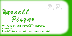 marcell piszar business card